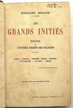 Les Grands Initiés 1927 Schuré - Fraaie band, Antiquités & Art, Enlèvement ou Envoi