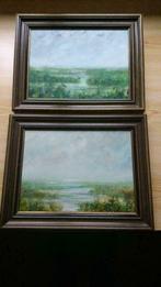 2 schilderijtjes, Antiek en Kunst, Ophalen