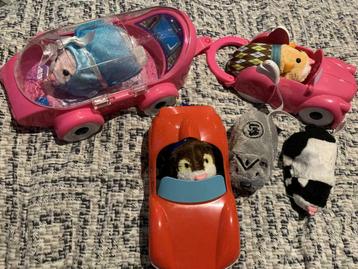Lot de 5 Zhu Zhu pets + voitures + déguisements beschikbaar voor biedingen