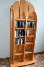 Massief grenen Cd-kast, Ophalen, 100 tot 150 cm, 50 tot 100 cm, Minder dan 25 cm