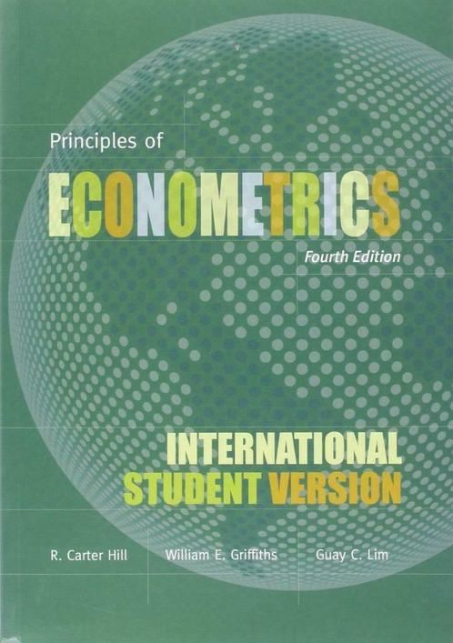 Principles of Econometrics, Livres, Économie, Management & Marketing, Neuf, Enlèvement ou Envoi