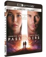 Passengers - Jennifer Lawrence - 4K Ultra HD + Blu-ray, Ophalen of Verzenden, Zo goed als nieuw