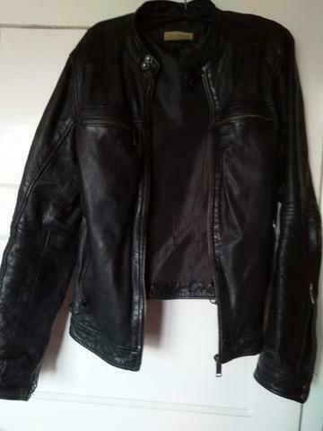 Veste cuir, Kleding | Heren, Jassen | Zomer, Zo goed als nieuw, Zwart, Ophalen