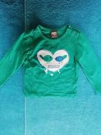 T shirt lange mouwen groen vogeltjes Pirouette maat 92, Gebruikt, Meisje, Ophalen of Verzenden, Shirt of Longsleeve