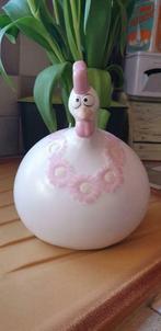 Poule en céramique printemps, Ophalen of Verzenden