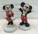 Mickey et Minnie en porcelaine 17 cm, Comme neuf