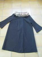 Rinascimento zwarte jurk met afneembare pels maat XL, Noir, Rinascimento, Porté, Taille 46/48 (XL) ou plus grande