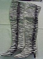 PHILIPPE MODEL Paris Zebra sexy overknee laarzen maat 37, Ophalen, Hoge laarzen, Overige kleuren, Nieuw