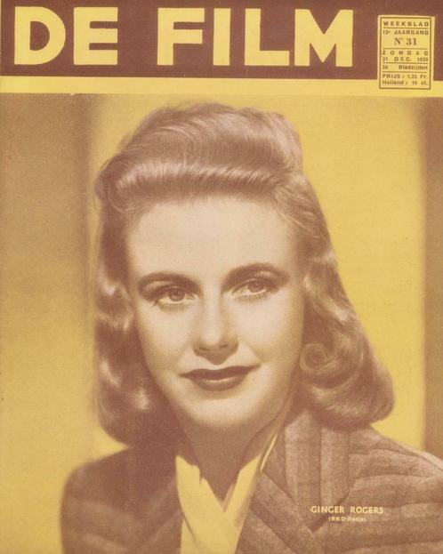 De Film (weekblad, jaargang 13, n° 31, 1939, Patria), Livres, Journaux & Revues, Enlèvement ou Envoi