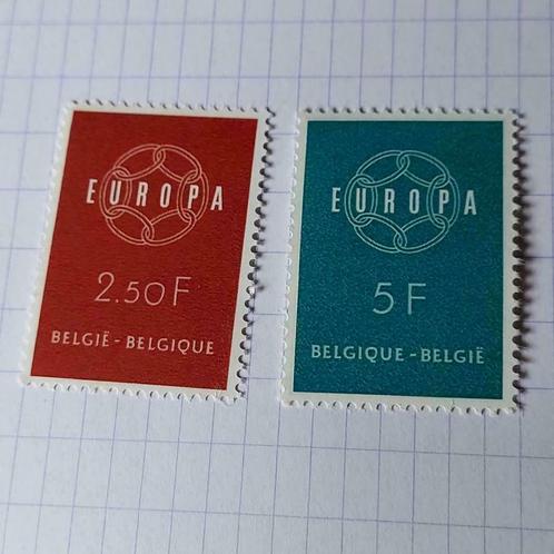 postzegels postfris België nrs 1111/12 **, Postzegels en Munten, Postzegels | Europa | België, Postfris, Overig, Europa, Zonder envelop