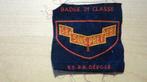 Ancien insigne scout belge seconde classe, Collections, Emblème, Broche ou Badge, Utilisé, Enlèvement ou Envoi