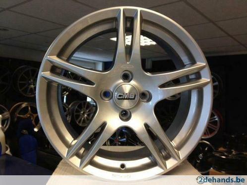 NIEUWE 16 inch 4x100 hyper zilver CMS alu sportvelgenset, Auto-onderdelen, Banden en Velgen, Velg(en), Nieuw, Ophalen of Verzenden
