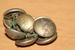 ABBL WW2 lotje van 9 licht paard knopen (zilver), Verzamelen, Militaria | Tweede Wereldoorlog, Verzenden, Landmacht, Kleding of Schoenen