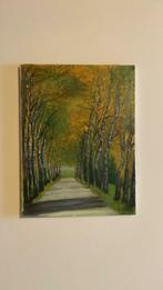 Schilderij in olieverf op linnen doek., Antiek en Kunst, Ophalen of Verzenden