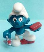 De smurfen : metser smurf 20148, Ophalen of Verzenden, Zo goed als nieuw, Poppetje, Figuurtje of Knuffel