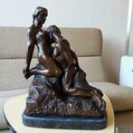 Groot Bronzen Beeld Auguste Rodin Man Vrouw Eternal Idol