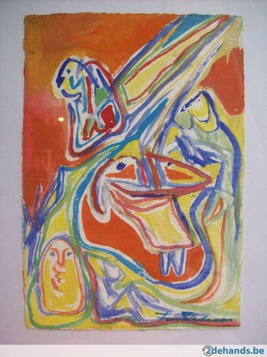 Rumbold - Finn Pedersen, Antiek en Kunst, Kunst | Schilderijen | Modern, Ophalen