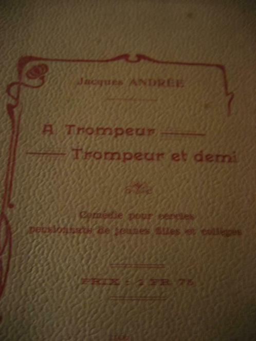 A trompeur, trompeur et demi 1906, Antiquités & Art, Antiquités | Livres & Manuscrits, Enlèvement ou Envoi
