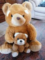 peluche ours et ourson 30 cm, Collections, Enlèvement ou Envoi