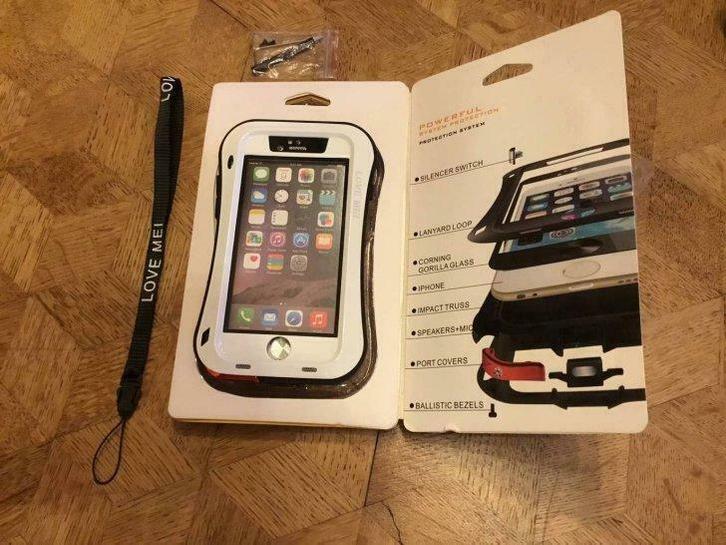 Coque pour intégrale en acier blanc pour i Phone 6, Télécoms, Téléphonie mobile | Accessoires & Pièces, Utilisé