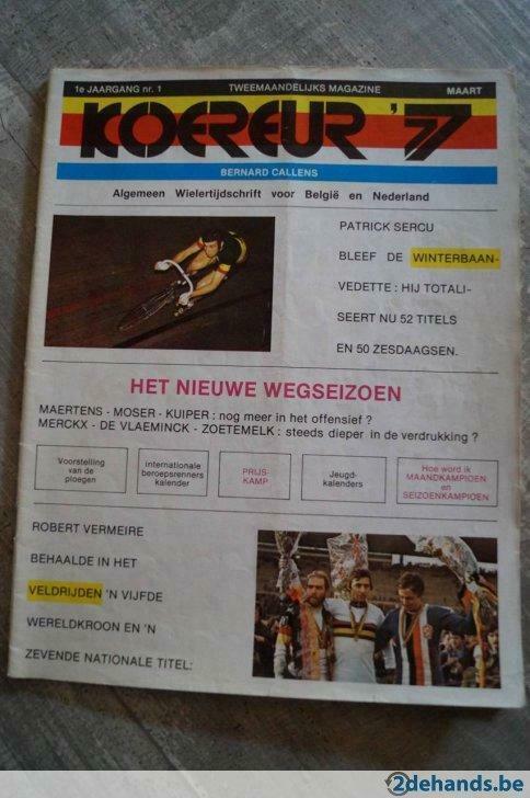 wielertijdschrift : KOEREUR ' 7 ( aller eerste uitgave ), Boeken, Tijdschriften en Kranten, Gelezen, Ophalen of Verzenden