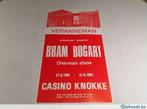 Bram Bogart poster casino Knokke, Antiquités & Art