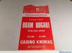 Bram Bogart poster casino Knokke