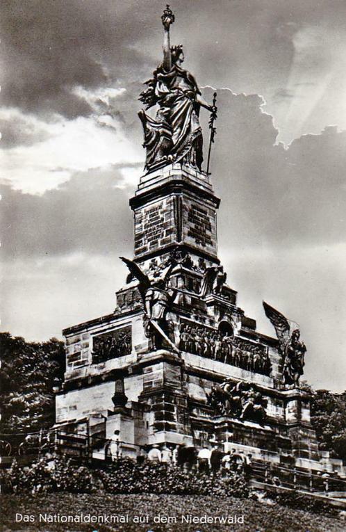 Postkaarten NIEDERWALD  DENKMAL., Verzamelen, Postkaarten | Buitenland, Ongelopen, Duitsland, 1940 tot 1960, Ophalen of Verzenden