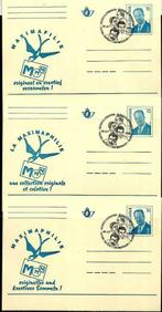 België 1996-Gele briefkaart reclame in 3 talen, Postzegels en Munten, Met stempel, Ophalen of Verzenden, Postfris, Postfris
