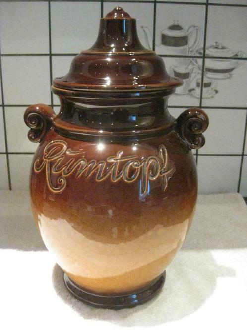 Rumtoph vaas - Inleggen van fruit in rhum - W Germany., Antiek en Kunst, Antiek | Keramiek en Aardewerk, Ophalen of Verzenden