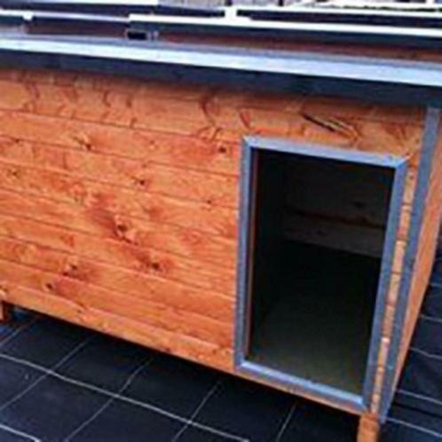 Hondenhok Wood 4 bruin ISO, Dieren en Toebehoren, Hondenhokken, Nieuw, Hondenhok, 100 cm of meer, 110 cm of meer, Ophalen of Verzenden