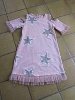 roze jurk met glitter sterren maat 14 gedragen door 11 jarig, Fille, Utilisé, Robe ou Jupe, Enlèvement ou Envoi