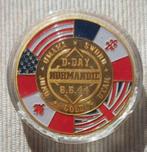 Normandie/D-Day 6.6.44 - Gold Plated & Colored Coin - Unc, Envoi