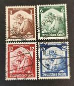 Duitse Reich 1935 Saar stemming 565/68, Postzegels en Munten, Ophalen of Verzenden, Duitse Keizerrijk, Gestempeld