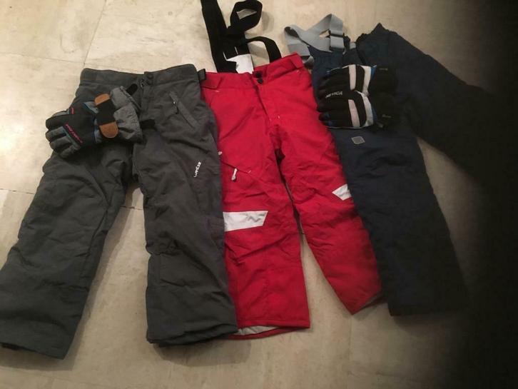 SKI broeken , handsch.longsleeve/SKI pantalons gants 128 135, Sport en Fitness, Skiën en Langlaufen, Nieuw, Kleding, Ski, Ophalen of Verzenden