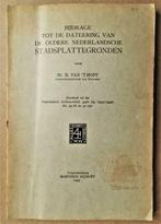 Oudere Nederlandsche Stadsplattegronden (Bijdrage) - 1942, Livres, Atlas & Cartes géographiques, Pays-Bas, Autres types, Avant 1800