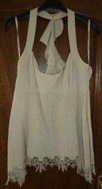 Blouse soie, Ophalen, Nieuw, Maat 38/40 (M), Beige