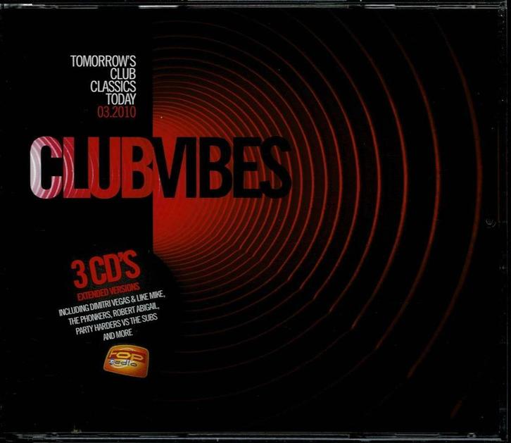 3CD Club Vibes 03.2010, Cd's en Dvd's, Cd's | Dance en House, Zo goed als nieuw, Boxset, Ophalen of Verzenden