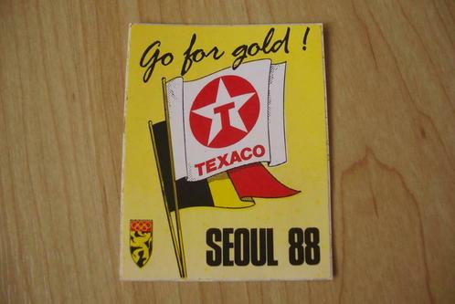 Sticker Seoul 88 (Texaco), Verzamelen, Stickers, Nieuw, Sport, Ophalen of Verzenden