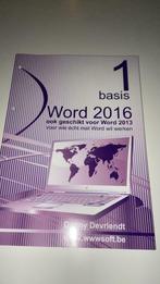 Word 2016 basis deel 1, Livres, Informatique & Ordinateur, Comme neuf, Enlèvement