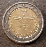 2 EUROMUNT BELGIË 2008, Postzegels en Munten, 2 euro, Ophalen of Verzenden, België, Losse munt