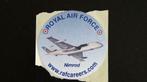 Autocollant Royal Air Force avec image de l'avion Nimrod, Envoi, Neuf