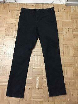 zwarte pull & bear broek - maat: 44 euro - mex 34, Kleding | Heren, Broeken en Pantalons, Gedragen, Maat 46 (S) of kleiner