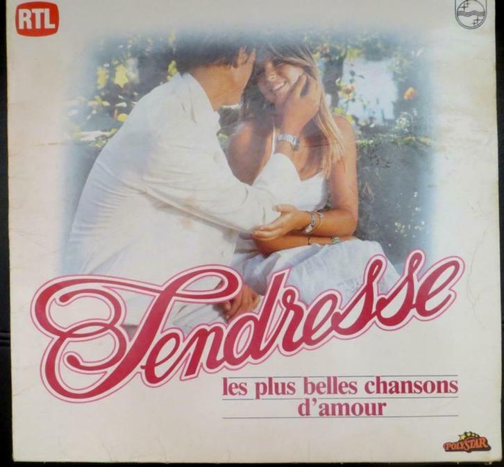 LP VINYL - Tendresse -Johnny Hallyday - Claude François etc, Cd's en Dvd's, Vinyl | Verzamelalbums, Gebruikt, Overige genres, 12 inch