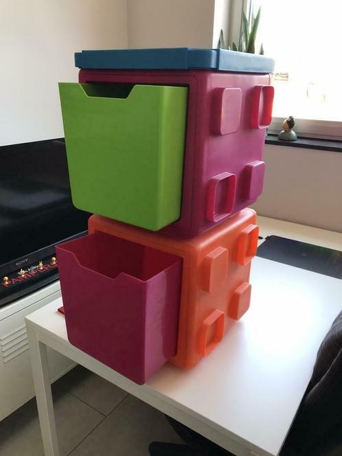 Chillafish opbergblokjes, Kinderen en Baby's, Kinderkamer | Commodes en Kasten, Gebruikt, Ophalen