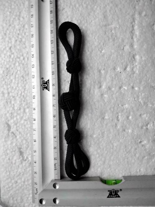 BOUTON BRANDEBOURG NOIR longueur 14 cm sur largeur de 5,5 cm