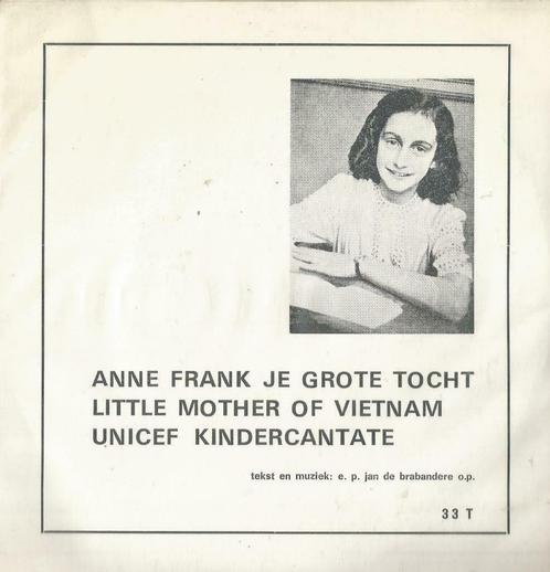 Kristel Stefens - Anne Frank je grote tocht / Little mother, CD & DVD, Vinyles Singles, Single, Musique du monde, 7 pouces, Enlèvement ou Envoi