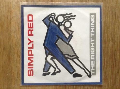 single simply red, Cd's en Dvd's, Vinyl Singles, Single, Pop, 7 inch, Ophalen of Verzenden