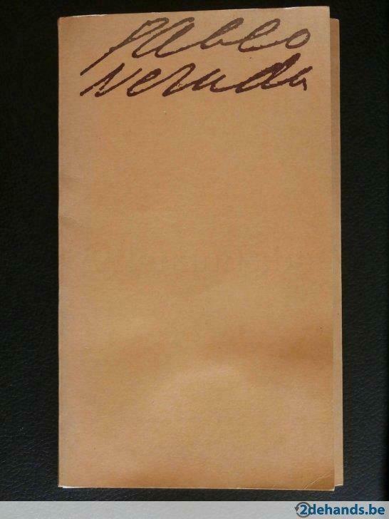 PABLO NERUDA.Fragment uit Canto General.Dat de houthakker .., Boeken, Taal | Engels, Gelezen, Ophalen of Verzenden