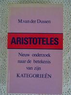 Livre vintage de philosophie livre Aristote M. van der Dusse, Livres, Philosophie, Logique ou Philosophie des sciences, Comme neuf